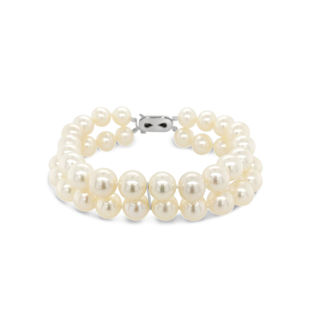 Miyana By Martin Binder Freshwater Pearl Double Strand Bracelet