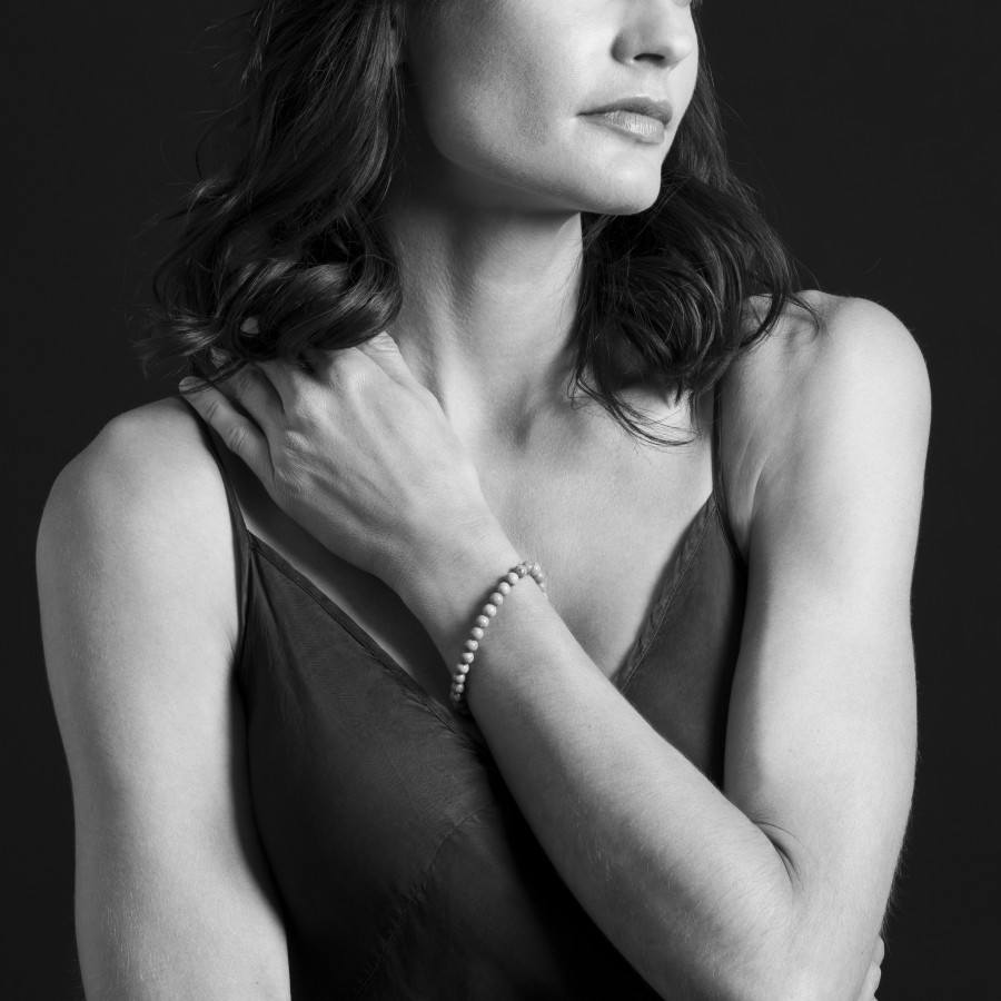 Lagos Caviar Icon Pearl Stretch Bracelet