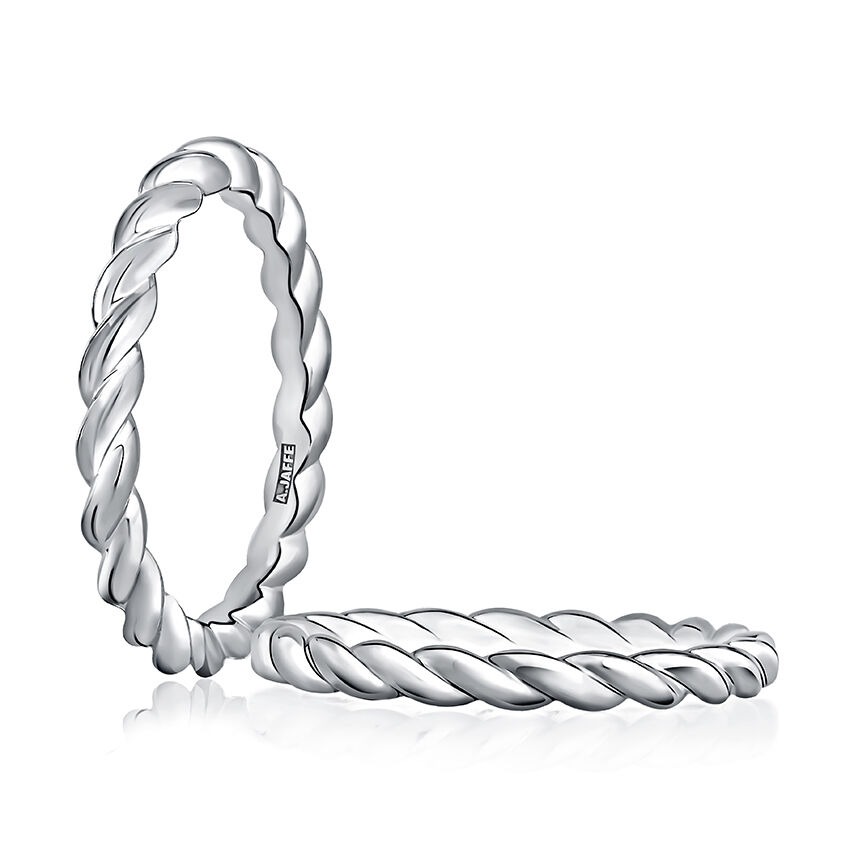 A Jaffe Plain Twisted Wedding Band
