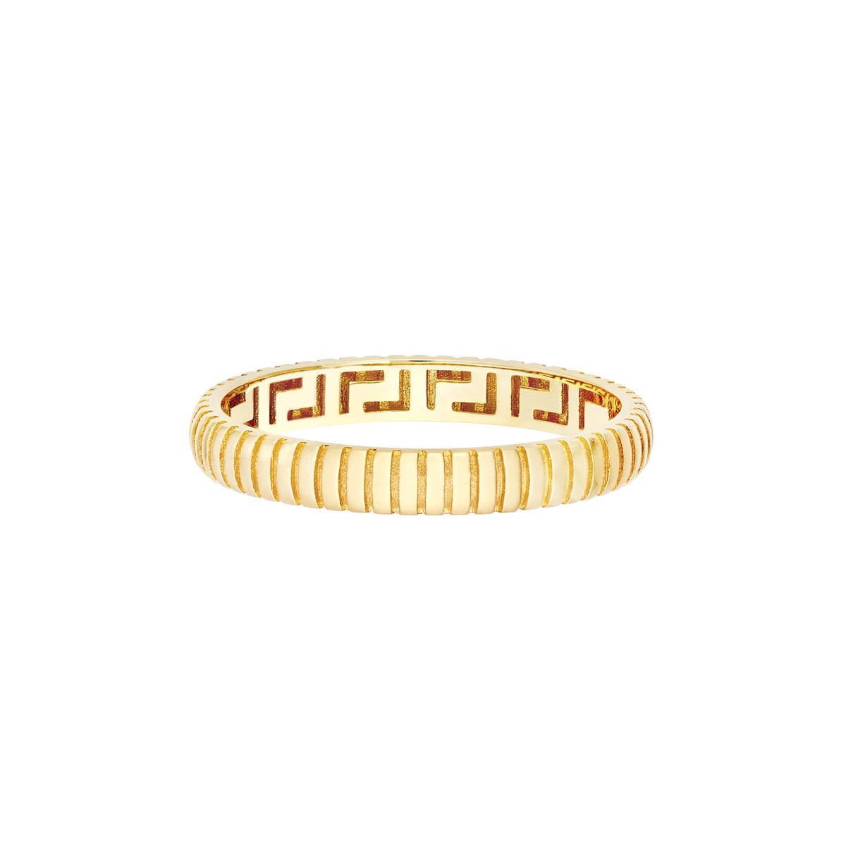 Aura By Martin Binder Snake Diamond Cut Pattern Ring