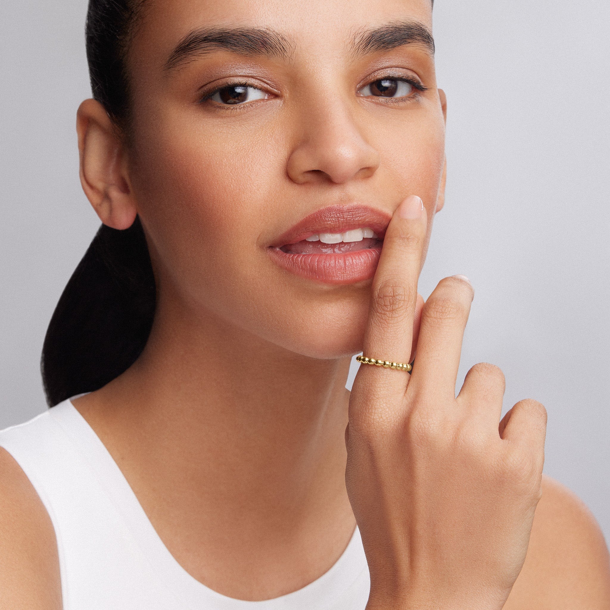 LAGOS Caviar Gold Stacking Ring