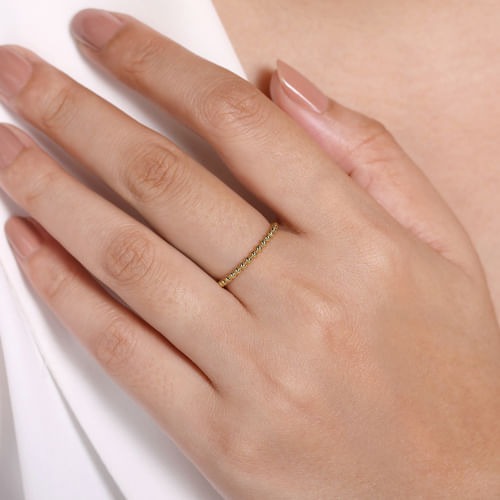 Gabriel & Co. Stackable Bujukan Beaded Stackable Ring