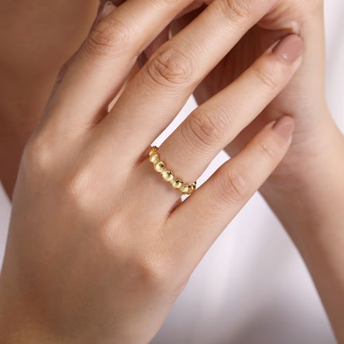 Gabriel & Co. Bujukan Round Station Stackable Ring