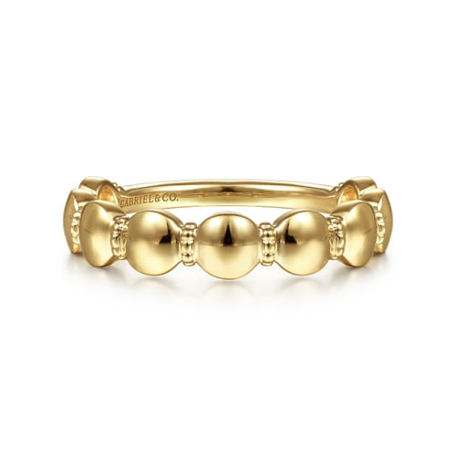 Gabriel & Co. Bujukan Round Station Stackable Ring