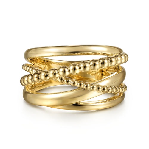 Gabriel & Co. Bujukan Criss Cross Ring