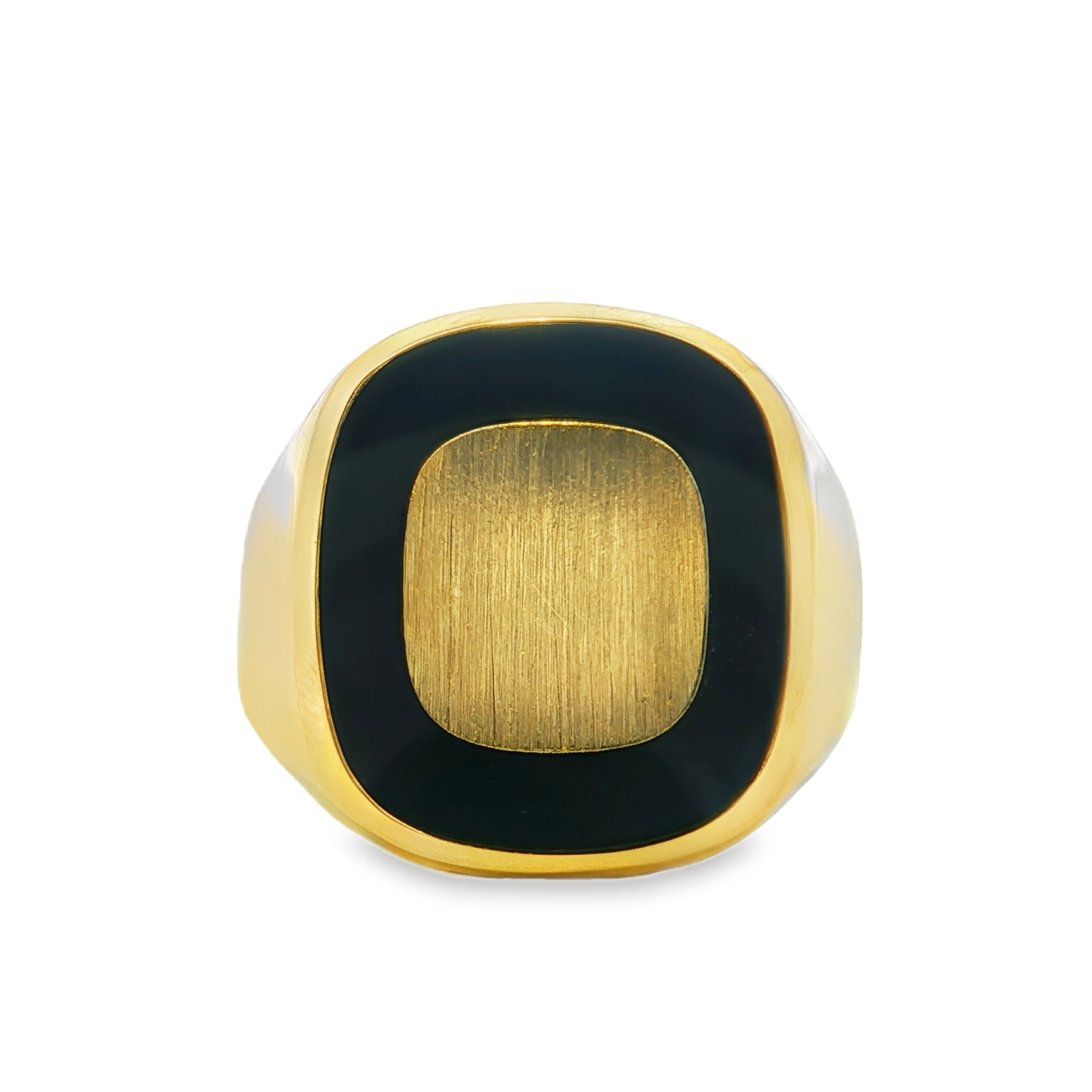 Estate by Martin Binder Black Onyx Signet Ring