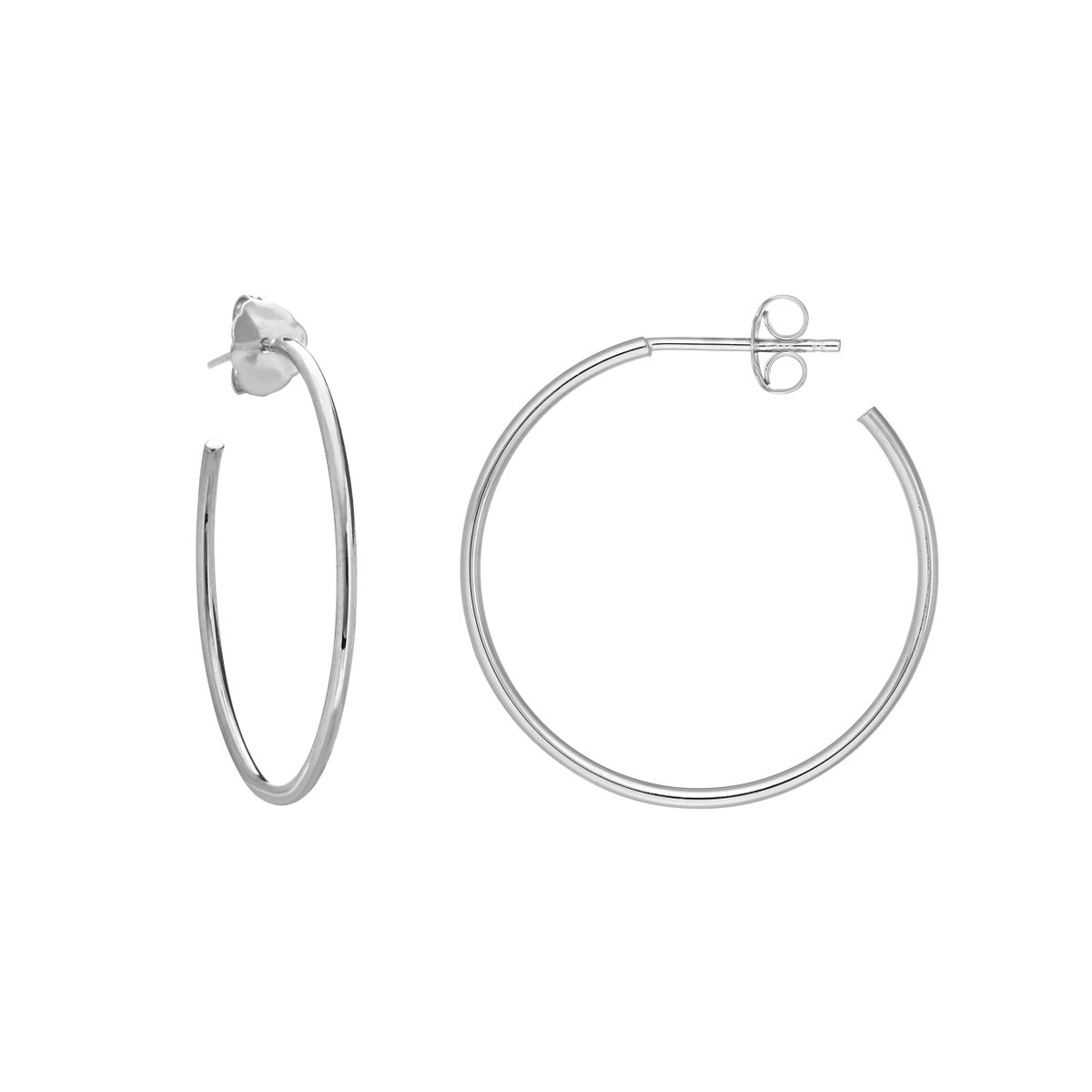 Aura By Martin Binder Gold Hoop Earrings