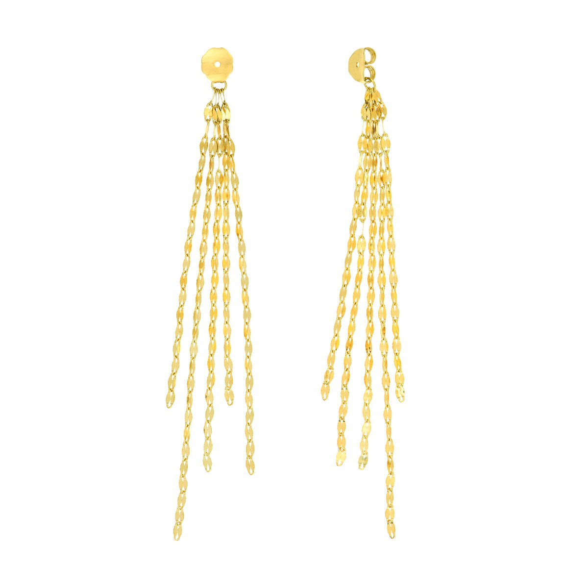Aura By Martin Binder Hammered Forzentina Chain Earring Extensions