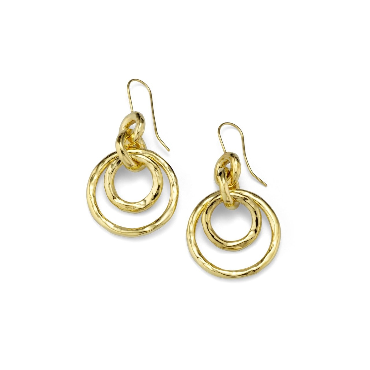 Ippolita Classico Puffy Hammered Jet Set Earrings