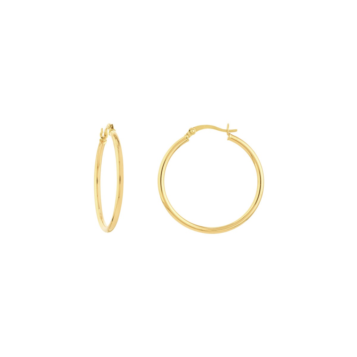 Aura By Martin Binder Gold Hoop Earrings