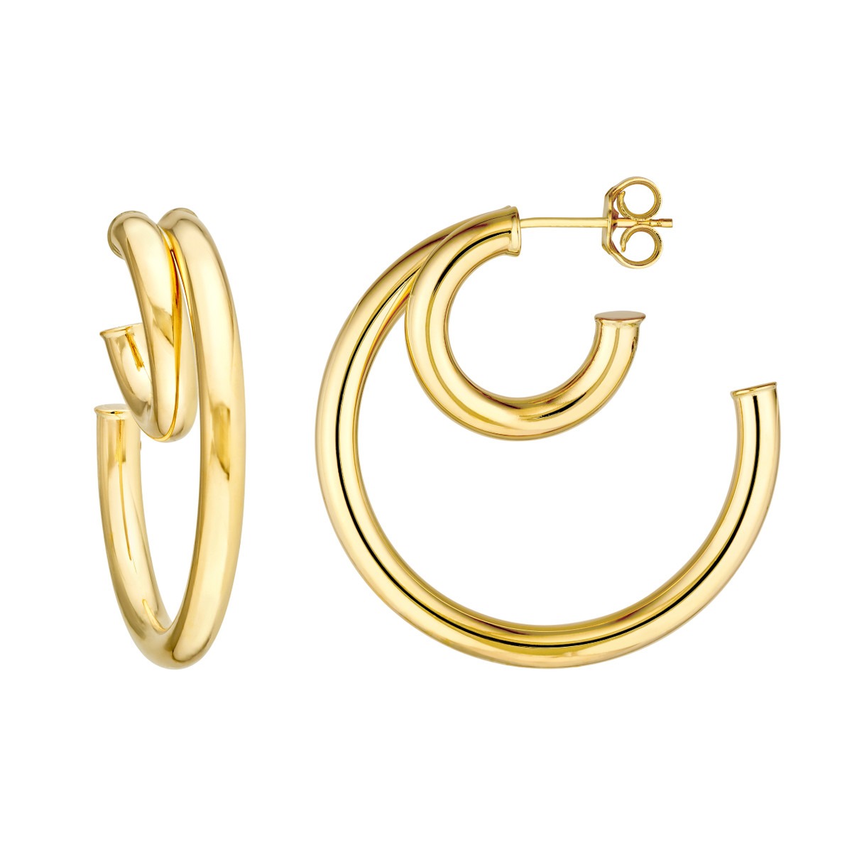 Aura By Martin Binder 30mm Double Hoop Earrings