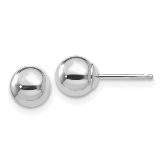 Aura By Martin Binder 6mm Gold Ball Stud Earrings
