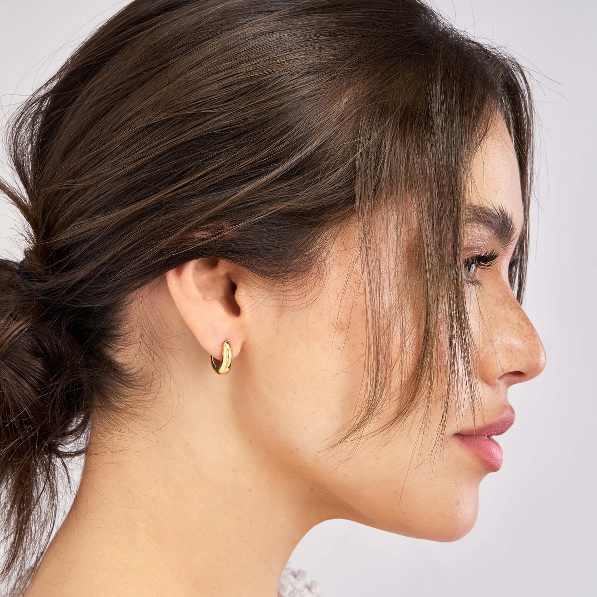 Aura By Martin Binder Round Hoop Earrings