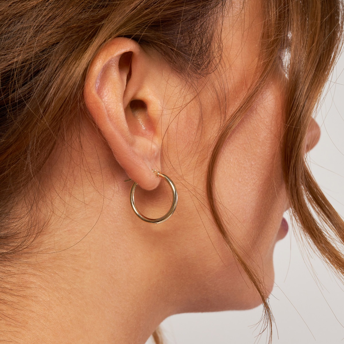 Aura By Martin Binder 2x20mm Hoop Earrings