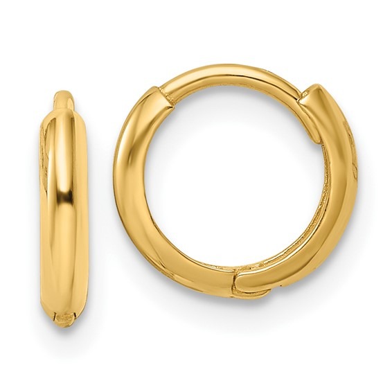 Aura By Martin Binder 10mm Gold Huggie Hoop Earrings