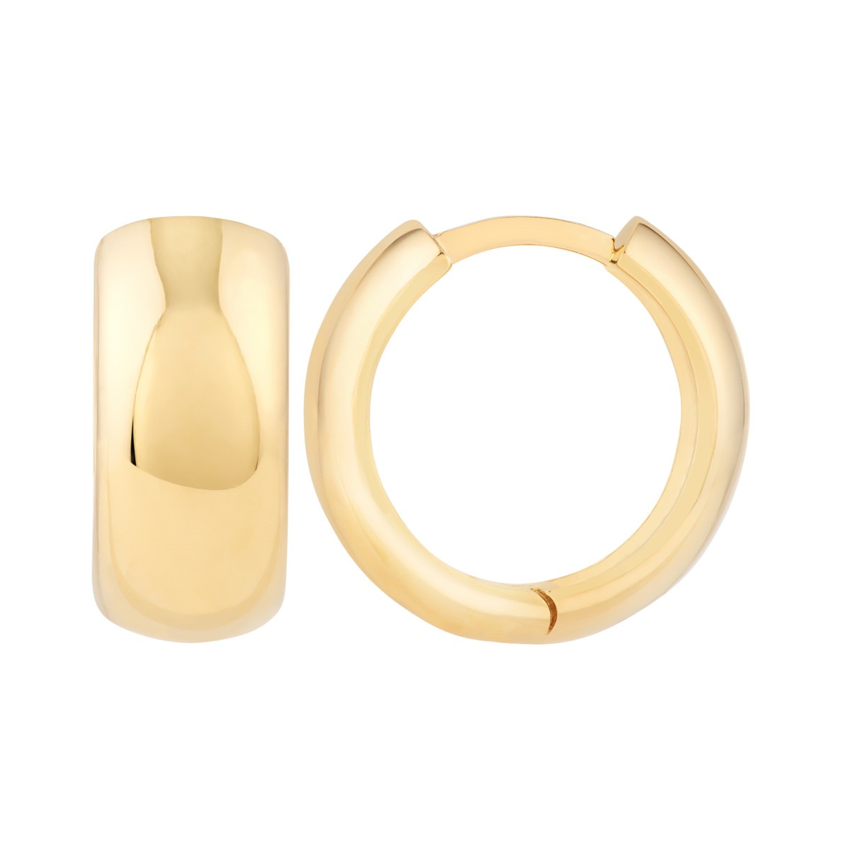 Aura by Martin Binder Wide Huggie Hoop Earrings