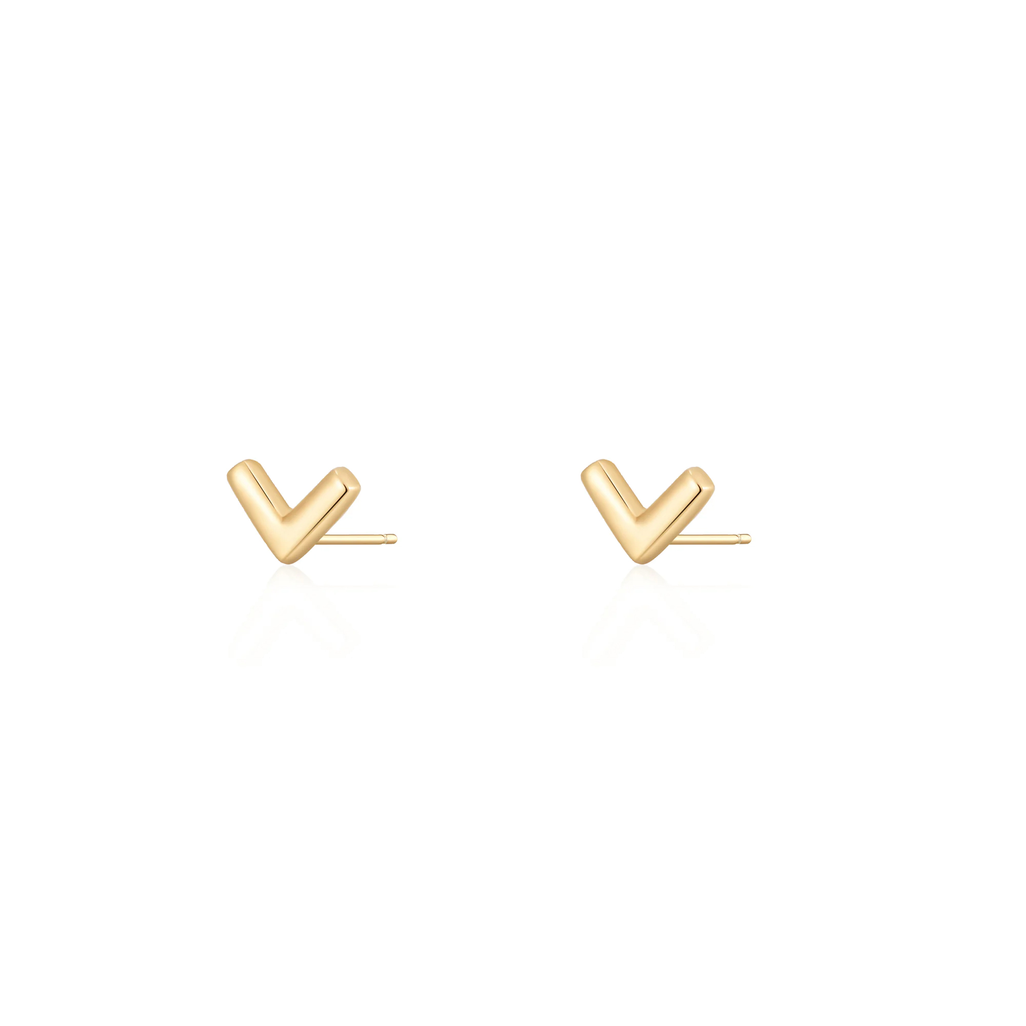 Aurelie Gi Victoria Wishbone Stud Earrings
