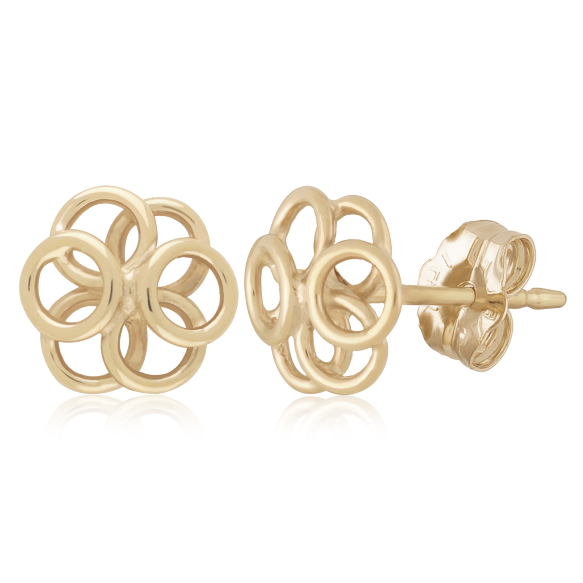 Aura by Martin Binder Small Ring Cluster Stud Earrings