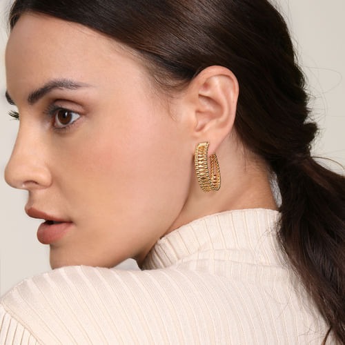 Gabriel & Co. Bujukan 30mm Classic Hoop Earrings