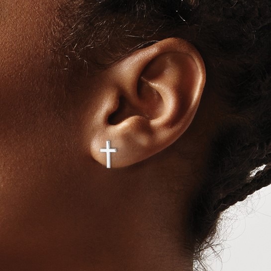 Aura by Martin Binder Cross Stud Earrings