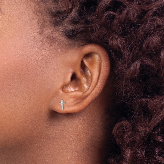 Aura by Martin Binder Cross Stud Earrings