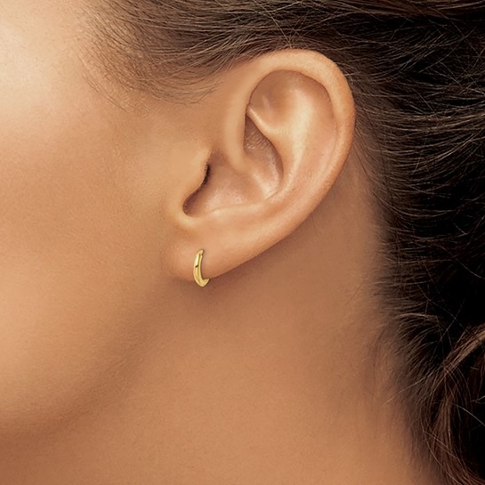 Aura by Martin Binder 10mm Gold Huggie Hoop Earrings