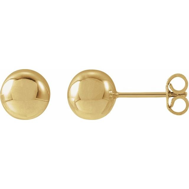 Aura by Martin Binder Gold 7mm Ball Stud Earrings