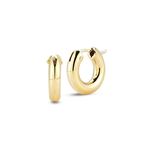 Roberto Coin Perfect Gold Hoop Earrings