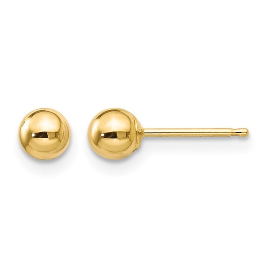 Aura by Martin Binder 4mm Gold Ball Stud Earrings