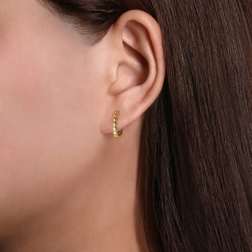 Gabriel & Co. Gaby Bujukan 15mm Huggie Hoop Earrings