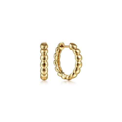Gabriel & Co. Gaby Bujukan 15mm Huggie Hoop Earrings