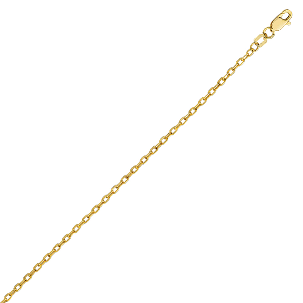 D'Oro by Martin Binder Gold Designer Rolo Chain Necklace