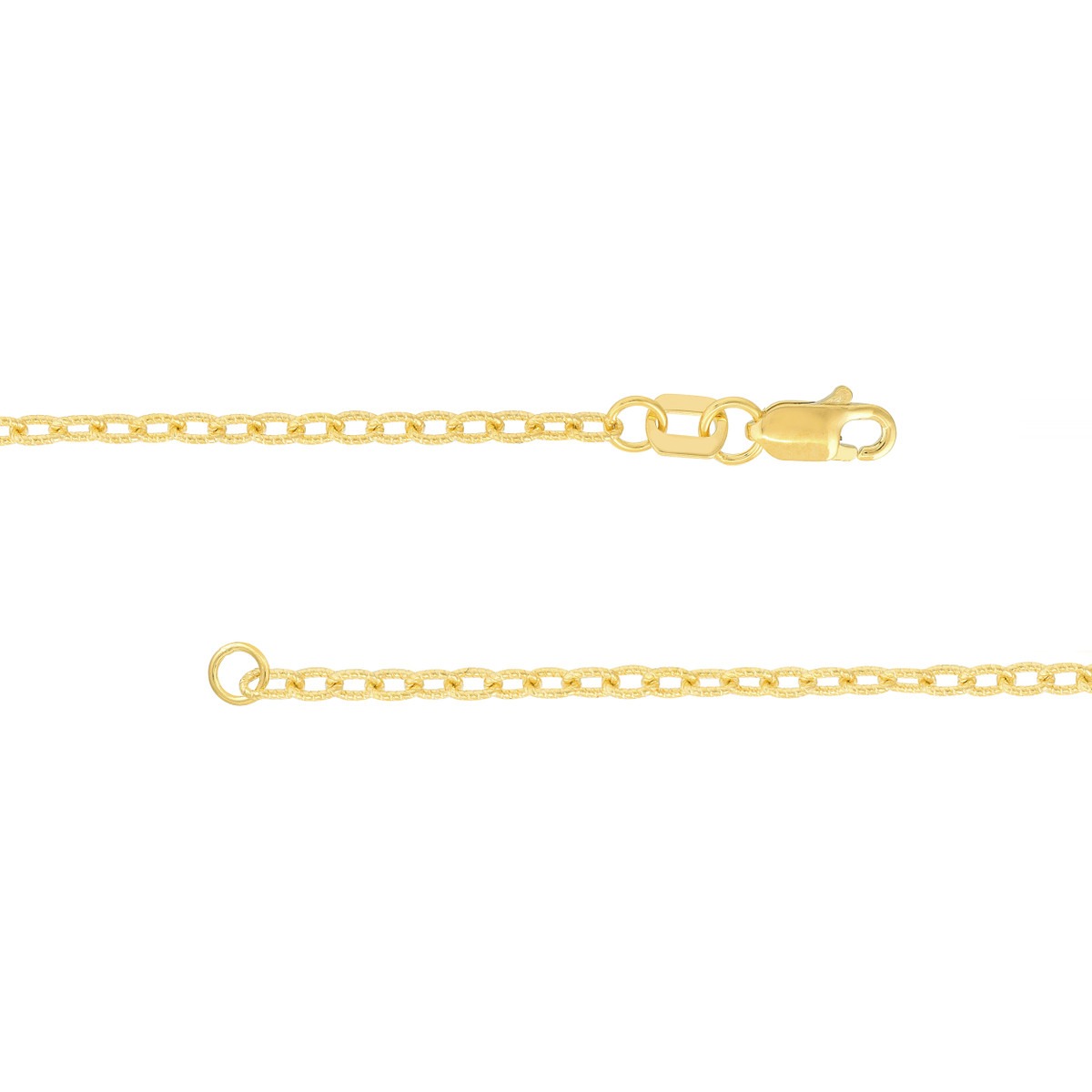 Aura By Martin Binder Gold Designer Rolo Chain Necklace