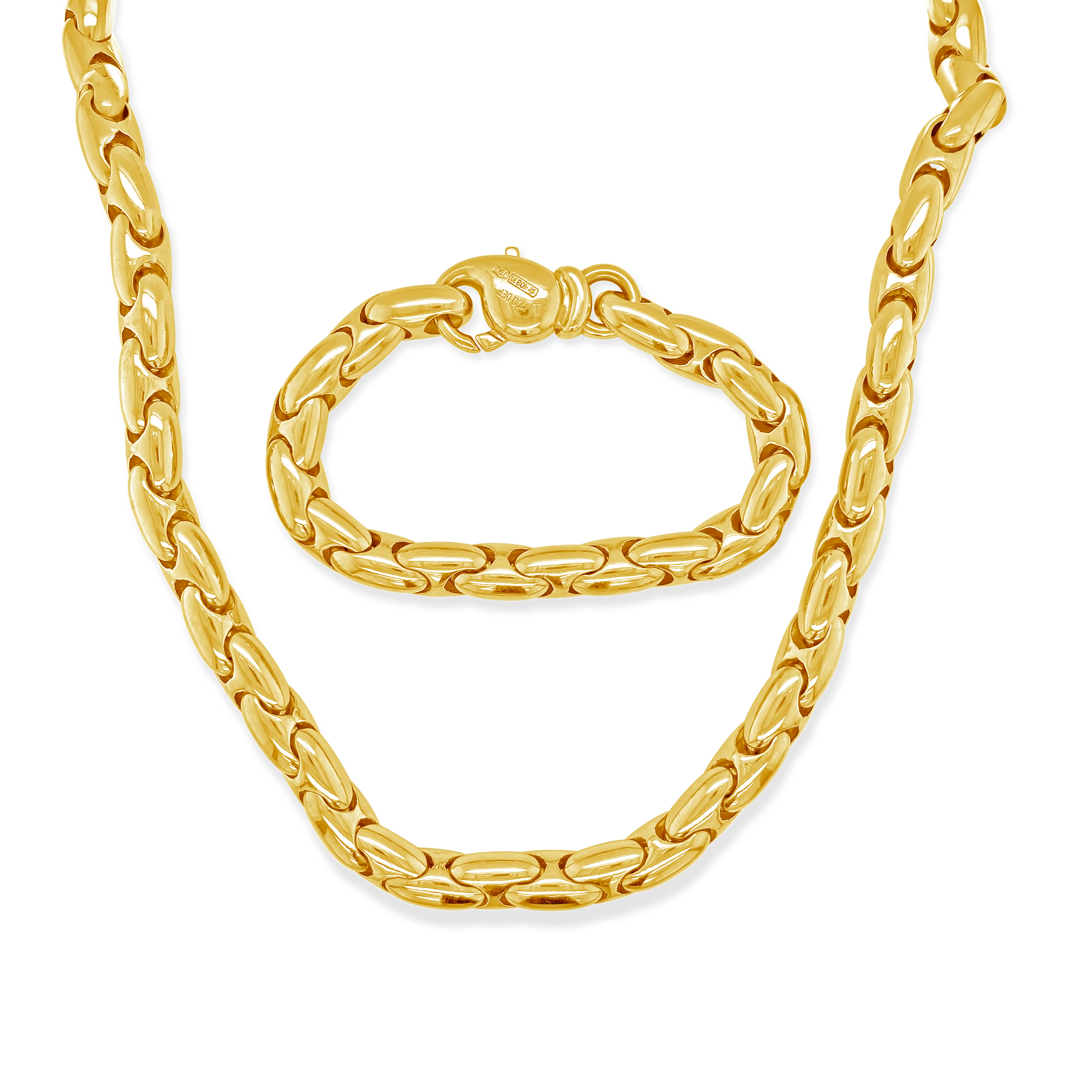 Estate By Martin Binder Gold Chain & Bracelet Set