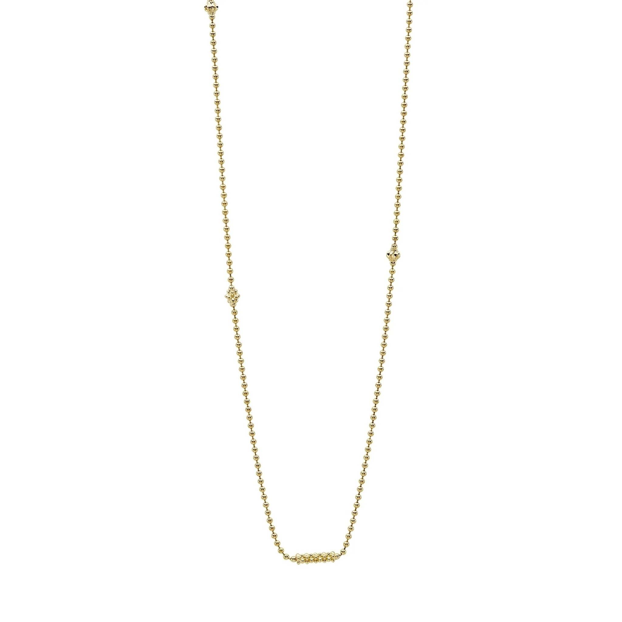 Lagos Caviar Gold Necklace
