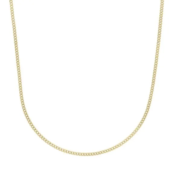 Aura By Martin Binder 2.2mm 22 Inch Baby Cuban Chain Necklace