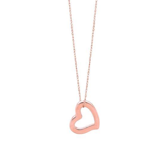 Aura By Martin Binder Open Heart Pendant Necklace