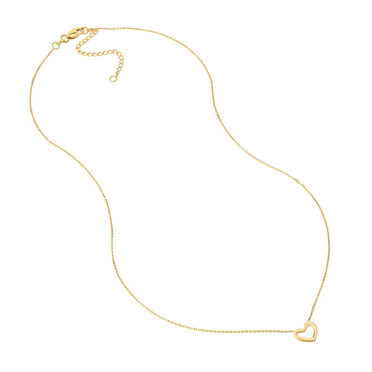 Aura By Martin Binder Mini Open Heart Necklace