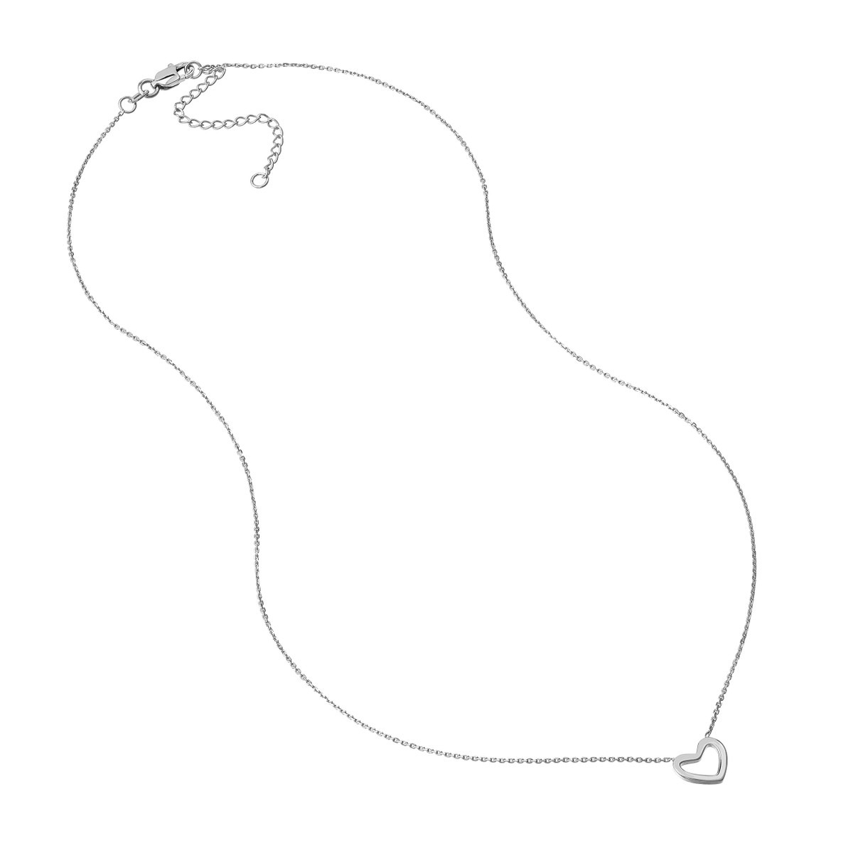 Aura By Martin Binder Mini Open Heart Necklace
