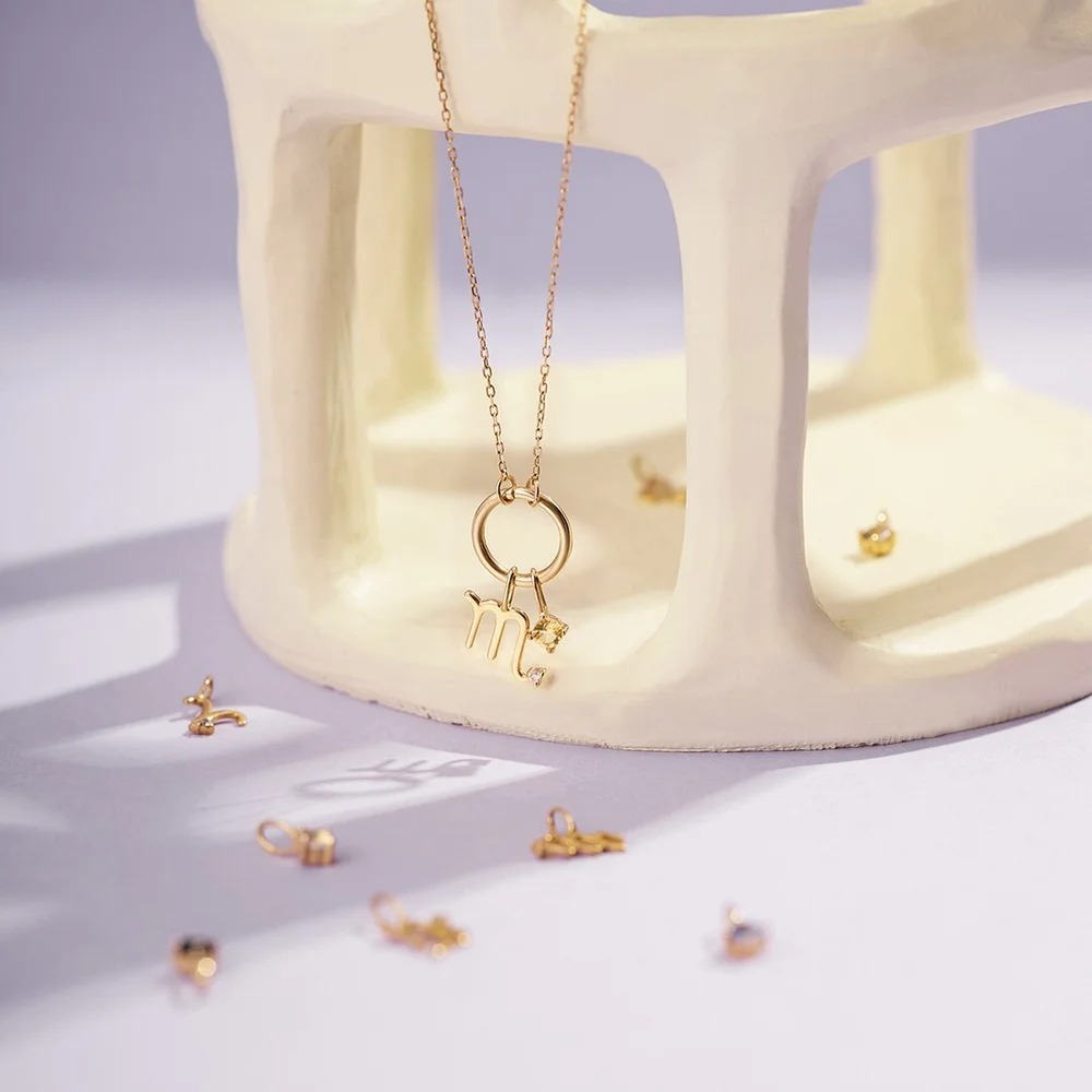 Aurelie Gi Penelope Charm Connector Cable Chain