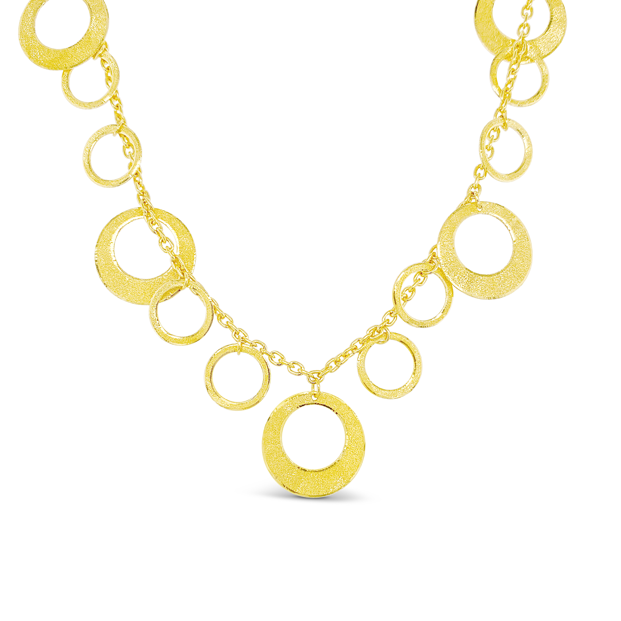 Estate by Martin Binder 999 Gold Circle Necklace