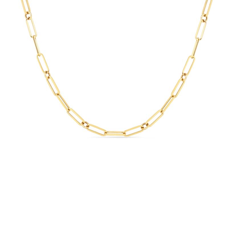 Roberto Coin Fine Link Paper Clip Chain