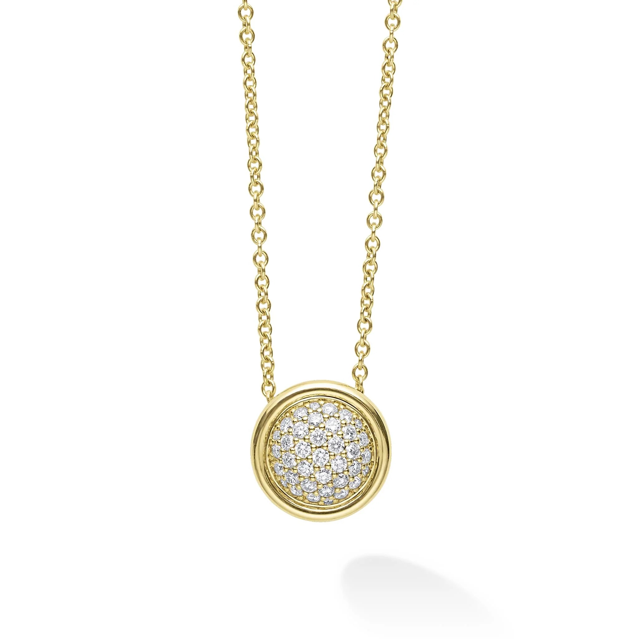 LAGOS Meridian Diamond Circle Pendant Necklace