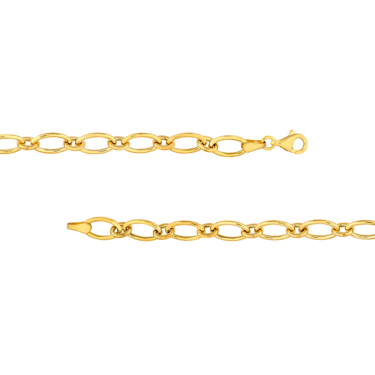 Aura by Martin Binder Hollow Oval Link Chain Necklace