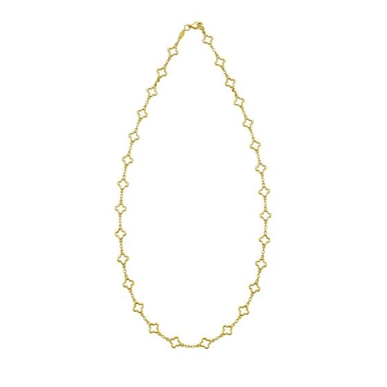 Aura by Martin Binder Clover Link Chain Necklace