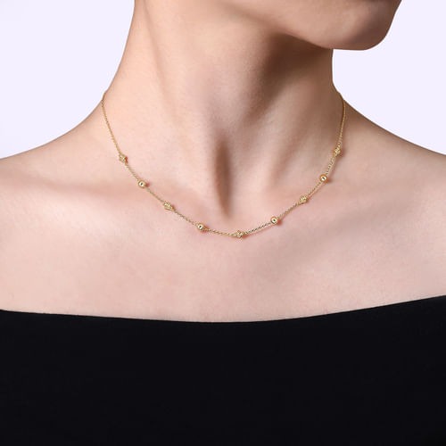 Gabriel & Co. Bujukan Bead Station Necklace
