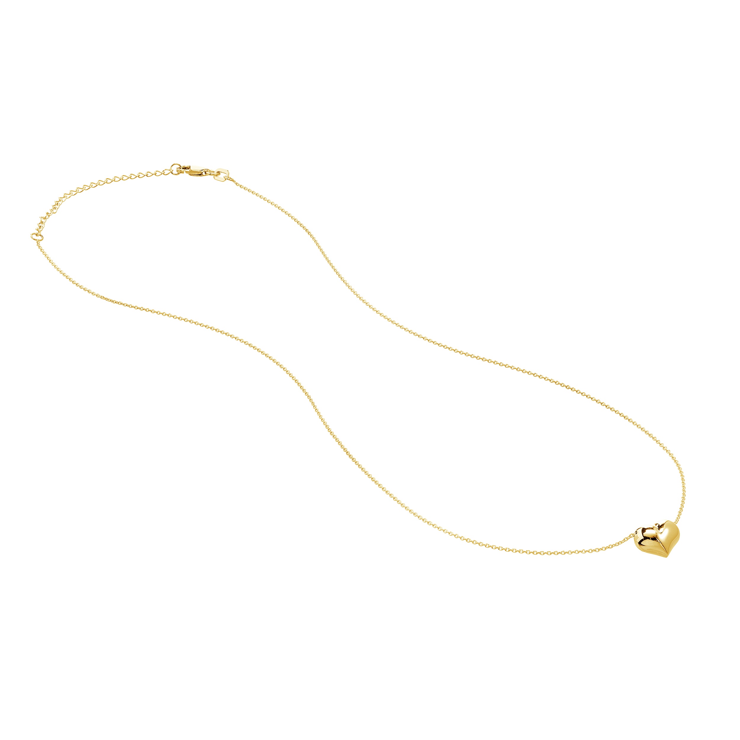 Aura by Martin Binder Puffy Heart Pendant Necklace