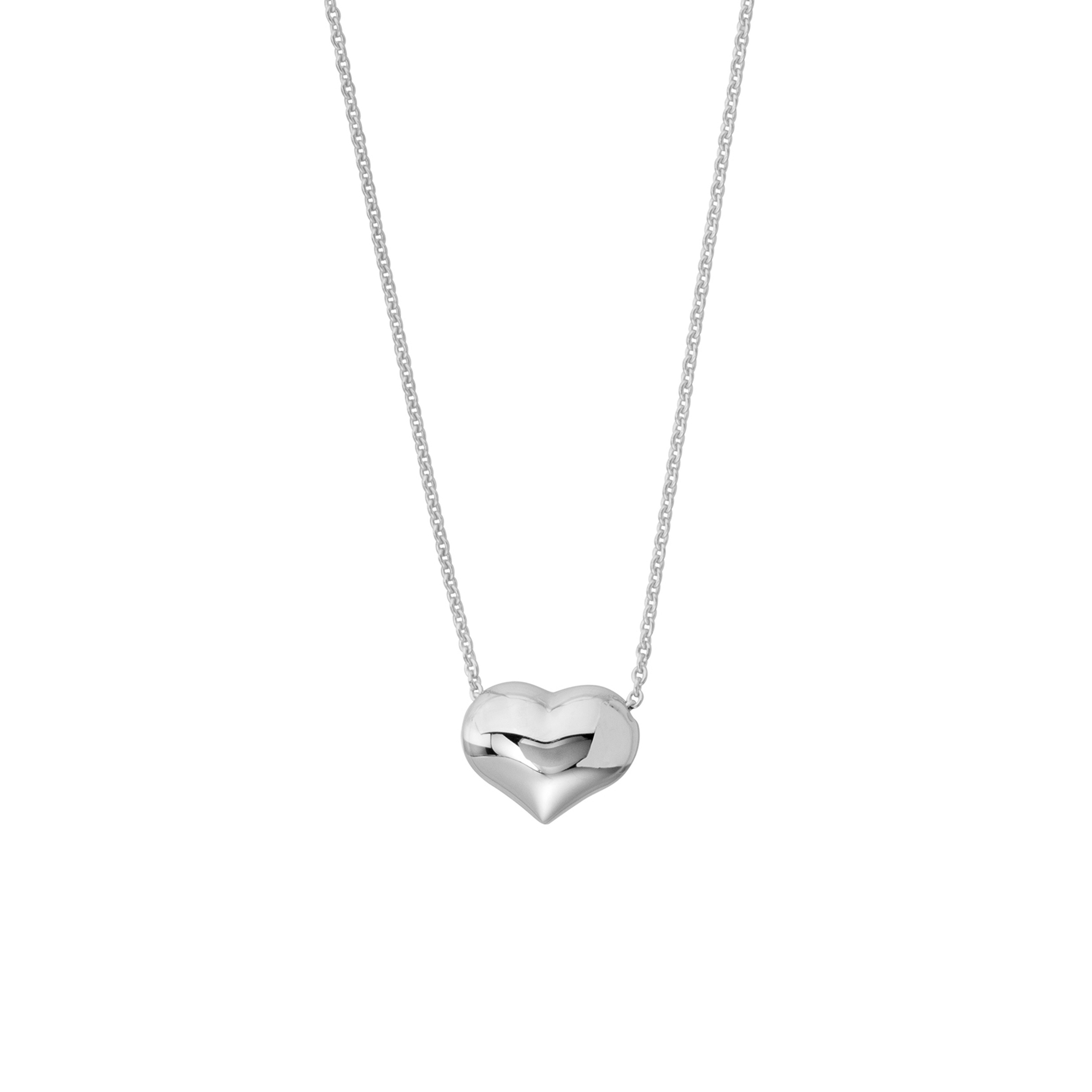 Aura by Martin Binder Puffy Heart Pendant Necklace