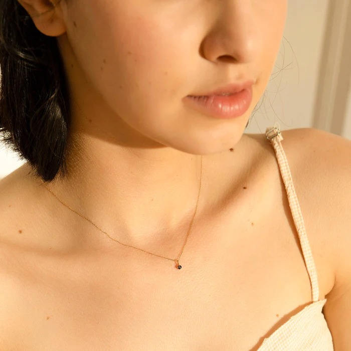 Aurelie Gi September Birthstone Necklace Charm