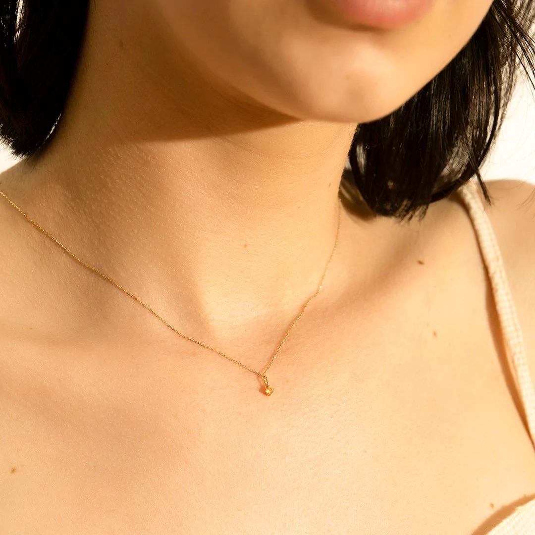 Aurelie Gi November Birthstone Necklace Charm